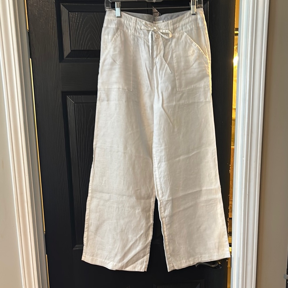 Love Tree White Wide Leg Pants Elegant Design